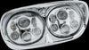 LETRIC LIGHTING CO LED HEADLIGHT CHR/CHR FLTR `98-13 LLC-LRHP-CC