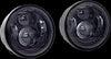 LETRIC LIGHTING CO LED HEADLIGHT KIT (PAIR) BLK `08-17 FATBOB LLC-EFBH