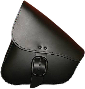 WILLIE & MAX LEATHER SWINGARM BAG BLACK W/MATTE BLACK BUCKLE 59893-00