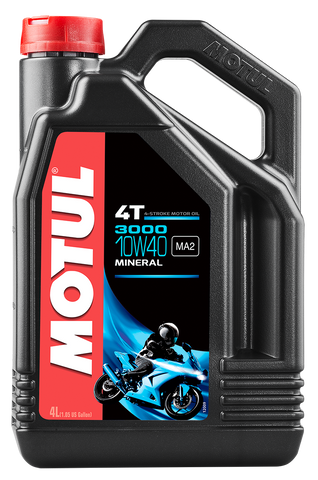 MOTUL 3000 PETROLEUM OIL 10W40 4 LT 107693