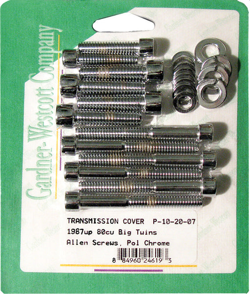 GARDNERWESTCOTT TRANSMISSION SIDE COVER SET 87-06 BIG TWIN 5 SPEED MODELS P-10-20-07