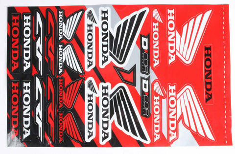 D-COR HONDA DECAL SHEET 40-10-101