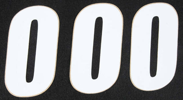 D-COR NUMBER 0 WHITE 4