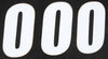 D-COR NUMBER 0 WHITE 4