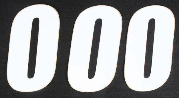 D-COR NUMBER 0 WHITE 6