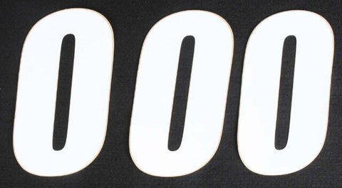 D-COR NUMBER 0 WHITE 6