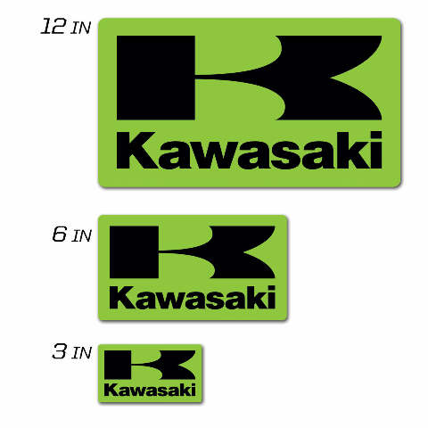 D-COR KAWASAKI ICON DECAL 6