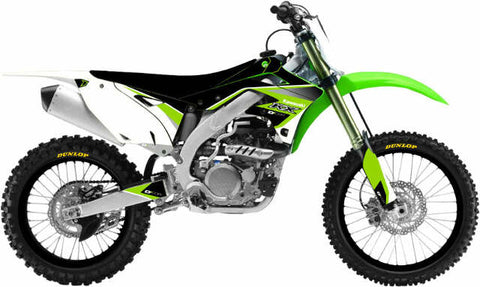 D-COR KAWASAKI RACELINE GRAPHICS COMPLETE KIT WHITE 20-20-456