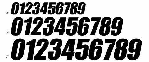 D-COR #2 BLACK 6 SLASH SERIES 3/PK 45-29-2