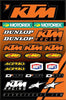 D-COR KTM 2 DECAL SHEET 40-30-101