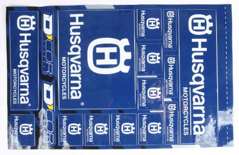 D-COR HUSQVARNA DECAL SHEET 40-70-100