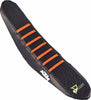 D-COR GRIPPER SEAT COVER BLACK W/ORANGE RIBS 30-30-205