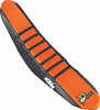 D-COR SEAT COVER BLACK/ORANGE W/RIBS 30-30-206