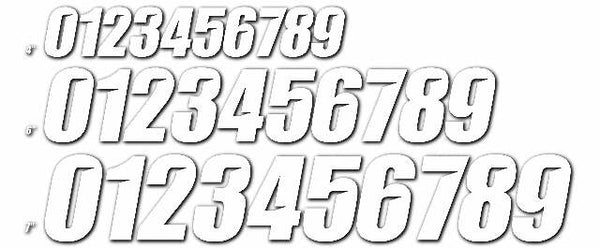 D-COR #1 WHITE 7 SLASH SERIES 3/PK 45-32-1