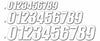 D-COR #1 WHITE 7 SLASH SERIES 3/PK 45-32-1
