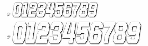 D-COR #1 WHITE 6 RACE SERIES 3/PK 45-36-1