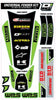 D-COR TRIM KIT GREEN WPS UNIVERSAL FOR FULL SIZE MOTORCYCLES 15-20-102