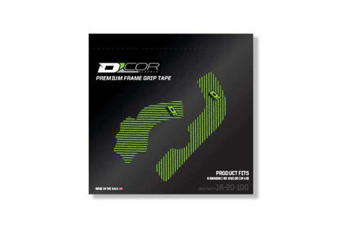 D-COR FRAME GRIP GUARD DECAL GREEN 16-20-100
