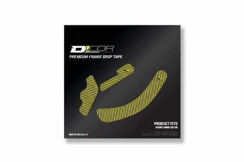 D-COR FRAME GRIP GUARD DECAL YELLOW 16-40-100