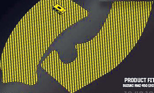D-COR FRAME GRIP GUARD DECAL YELLOW 16-40-106