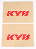D-COR UPPER FORK DECAL KYB RED 40-80-123