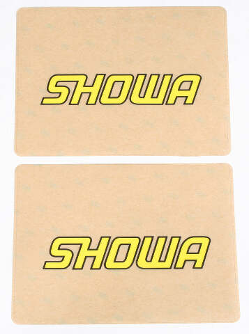 D-COR UPPER FORK DECAL SHOWA YELLOW 40-80-124