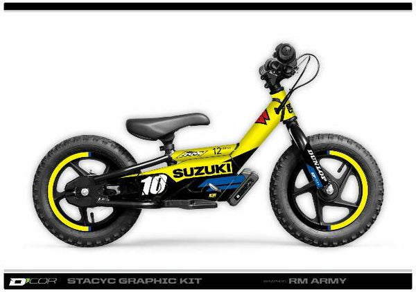 D-COR GRAPHIC KIT STACYC SUZUKI GRAPHIC KIT STACYC 12