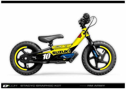 D-COR GRAPHIC KIT STACYC SUZUKI GRAPHIC KIT STACYC 12