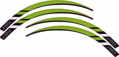 D-COR TEAM KAWASAKI RIM DECAL KIT 40-80-213