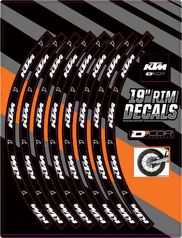 D-COR RIM DECALS 19