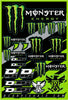 D-COR MONSTER ENERGY DECAL SHEET 40-90-102