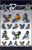 D-COR KIDS CHARICATURE DECAL SHEET 4 MIL 40-90-115