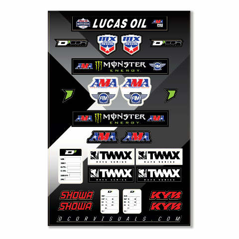 D-COR DECAL 12 MIL SERIES LOGOS 40-90-116