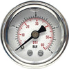HARDDRIVE OIL PRESSURE GAUGE 60PSI WHITE 169702