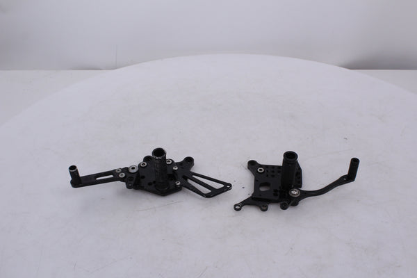 WOODCRAFT Left Right Rearset Footpeg Bracket Kawasaki ZX6R Ninja 09-12 ZX-6R