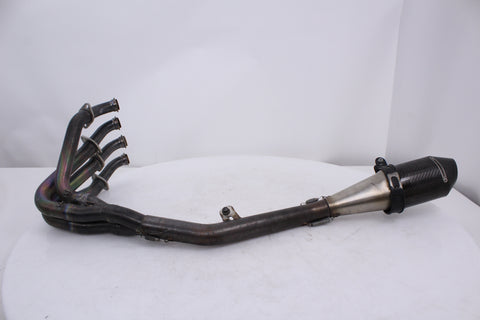 M4 Exhaust Full System Muffler Header Kawasaki ZX6R Ninja 09-12 ZX-6R