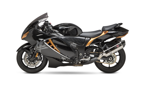 YOSHIMURA EXHAUST RACE R77 SLIP-ON SS/CF SUZ 1121120520