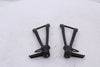 Right Left Passenger Footpegs Bracket Set Kawasaki ZX6R Ninja 09-12 OEM ZX-6R