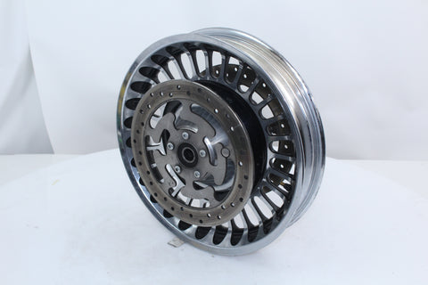 Harley-Davidson FLHTCU Electra Glide Ultra Classic 2012-2016 Wheel Assembly Front Impeller 17x3 Chrome 10 Spoke Wheel Touring OEM