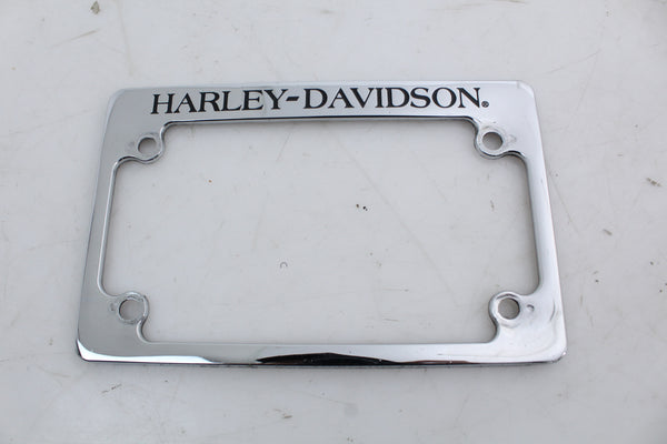 Harley Davidson Universal License Plate Frame Chrome OEM