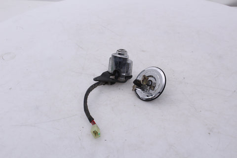 Ignition Switch Key Gas Cap Set Honda VTX1800R 02-07 OEM VTX 1800