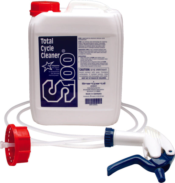 S100 TOTAL CYCLE CLEANER 5 LITER CANISTER 12005L