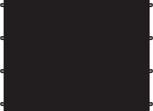 SHINKO CANOPY FULL WALL BLACK 10'X10' 31-51102