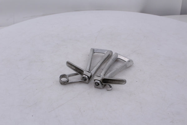 Left Right Passenger Footpegs Yamaha YZF-R6 03-05 R6S 06-09 OEM