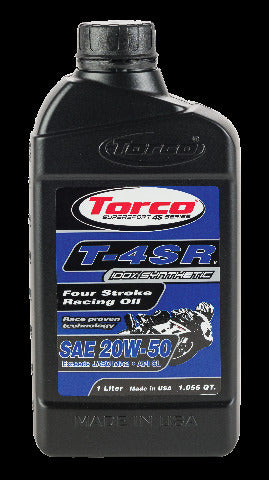 TORCO T-4SR 4-STROKE RACING OIL 20W-50 1L T652055CE