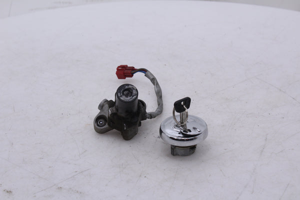 Yamaha XVS650 V-Star Classic 98-09 Ignition Switch Key Gas Cap Set OEM 650 Silverado