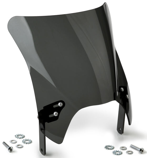 NATIONAL CYCLE MOHAWK WINDSHIELD DARK TINT BLACK HARDWARE N2844-002