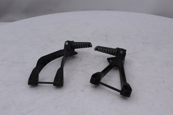 Kawasaki ZX6R Ninja 07-08 Left Right Passenger Footpegs Bracket Set OEM