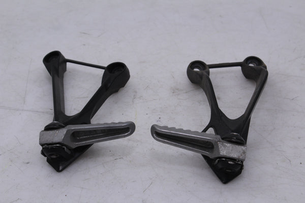 Kawasaki ZX6R Ninja 07-08 Left Right Passenger Footpegs Bracket Set OEM