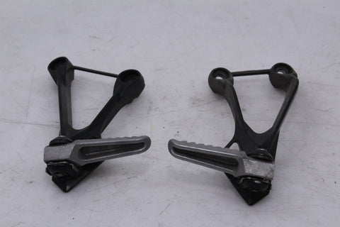 Kawasaki ZX6R Ninja 07-08 Left Right Passenger Footpegs Bracket Set OEM
